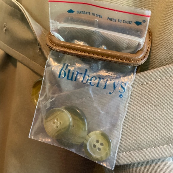 Size 16 Tall Extra Long Burberry Full Length Trench Removable Camel Wool Liner - Picture 12 of 14